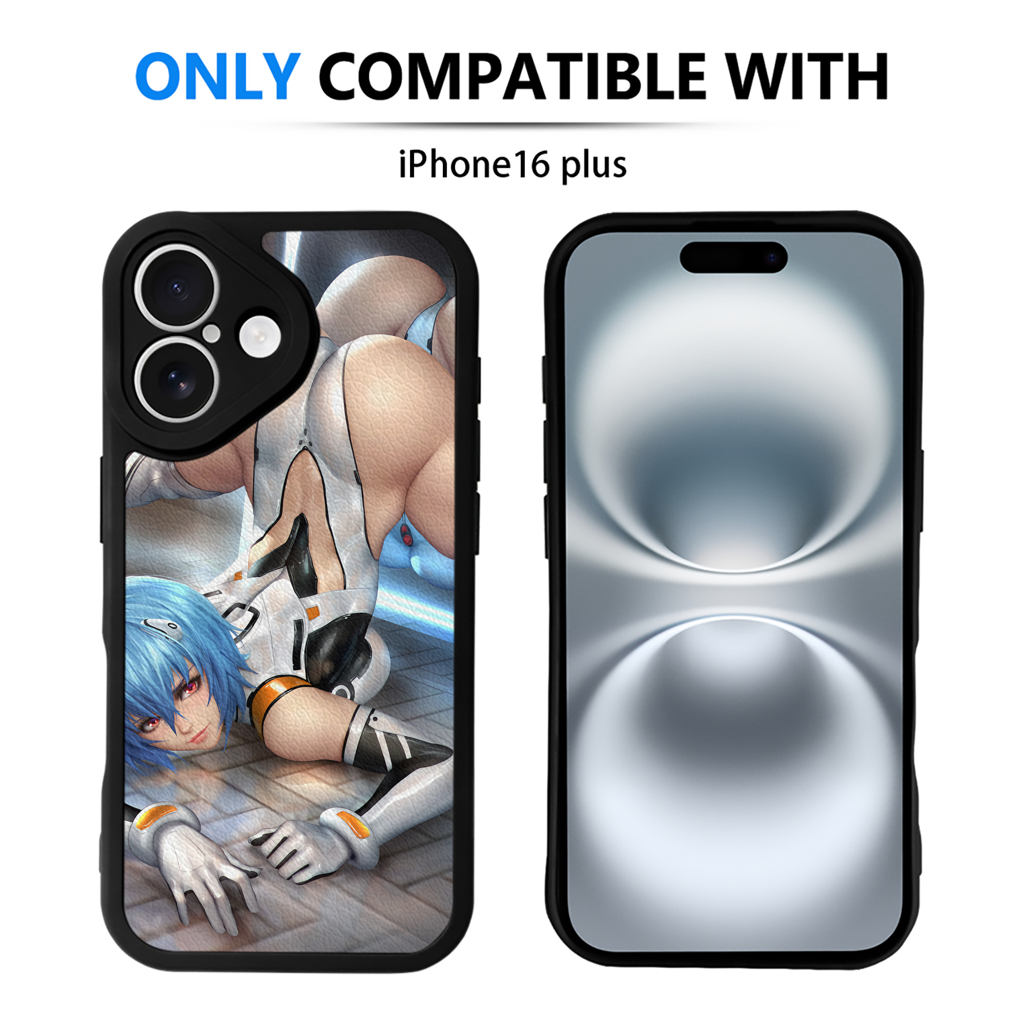 （画像用） EVA 新世紀エヴァンゲリオン 【iPhone 16シリーズ対応】シリコンスマホケース（レザー調） 材質：シリコン